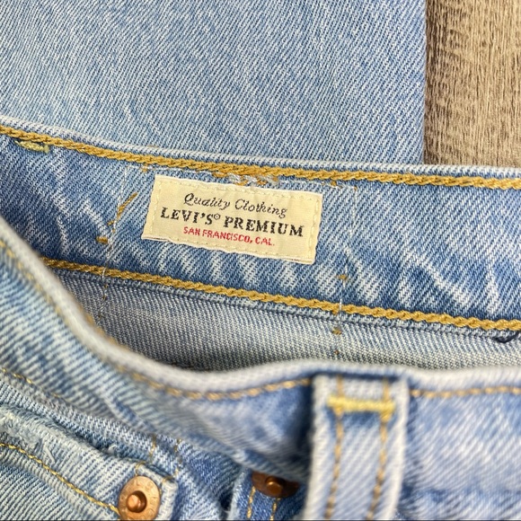 Levi’s Ribcage Boot Cut Jeans High Rise Size 27 - Picture 9 of 10